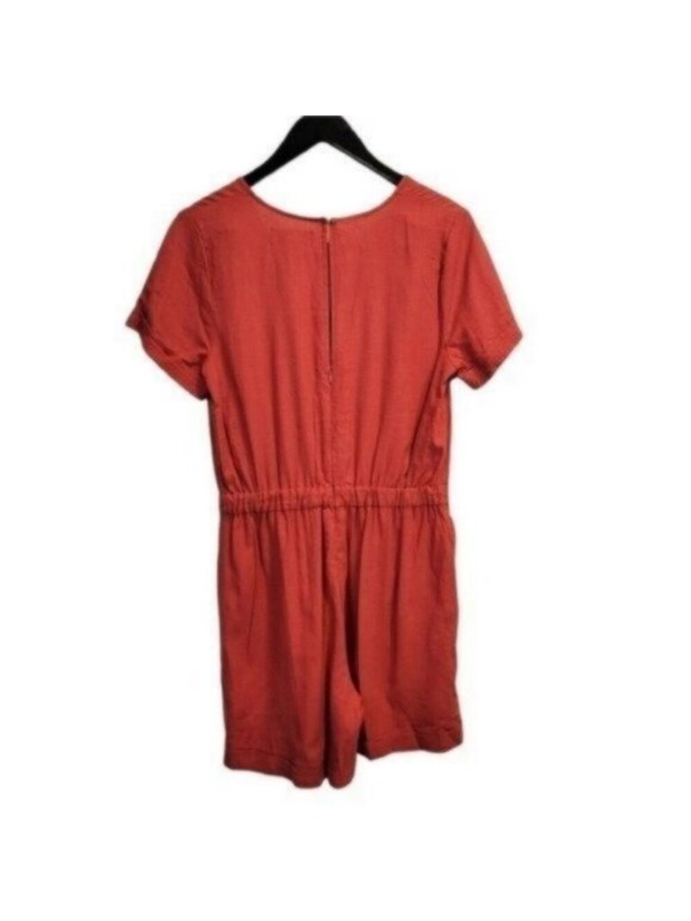 Sonoma Now Gen Linen Blend Short Jumpsuit Romper Tera Rouge NWT - Picture 2 of 12